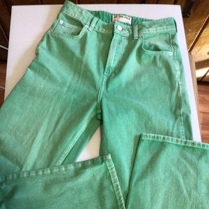NEW! Rare we the free green jeans